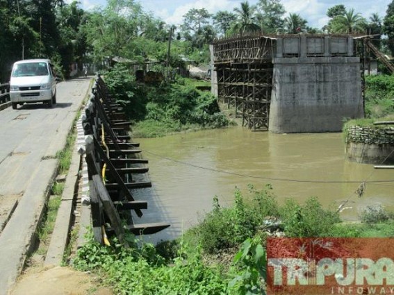 15 years running, construction of cemented bridge yet to get complete